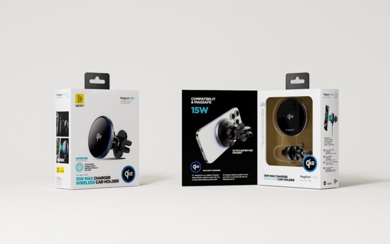 IBERRY MAGPORT MG3 Qİ2 WIRELESS KLİPSLİ TELEFON TUTUCU - Görsel 4