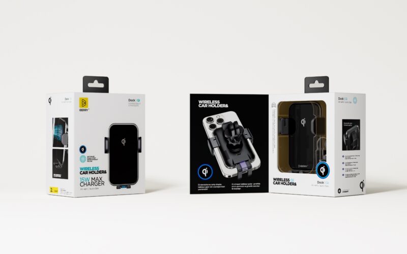 İBERRY MAGDOCK DC3 Qİ WIRELESS KLİPSLİ TELEFON TUTUCU - Görsel 6