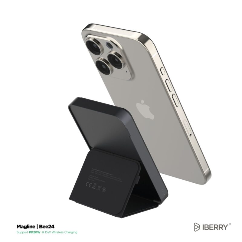 IBERRY MAGLINE B5000 WIRELESS 5.000 mAh Powerbank - Görsel 3