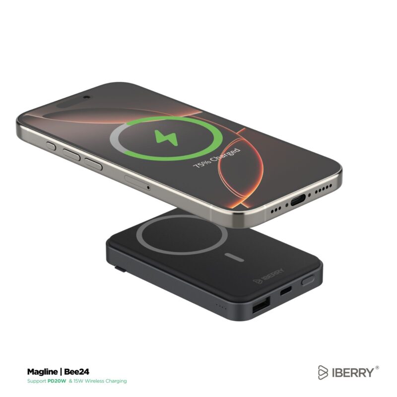 IBERRY MAGLINE B5000 WIRELESS 5.000 mAh Powerbank - Görsel 4
