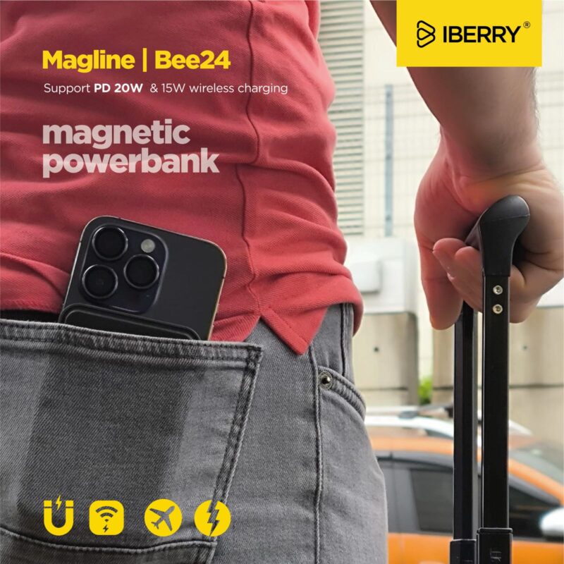 IBERRY MAGLINE B5000 WIRELESS 5.000 mAh Powerbank - Görsel 7